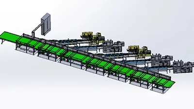 Sistema automático de envasado de pasteles y barras 