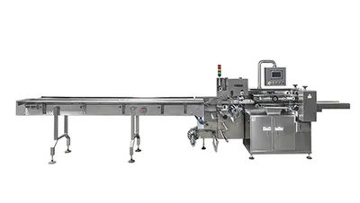 Envasadora horizontal flow pack SF-D con alimentación inferior de film